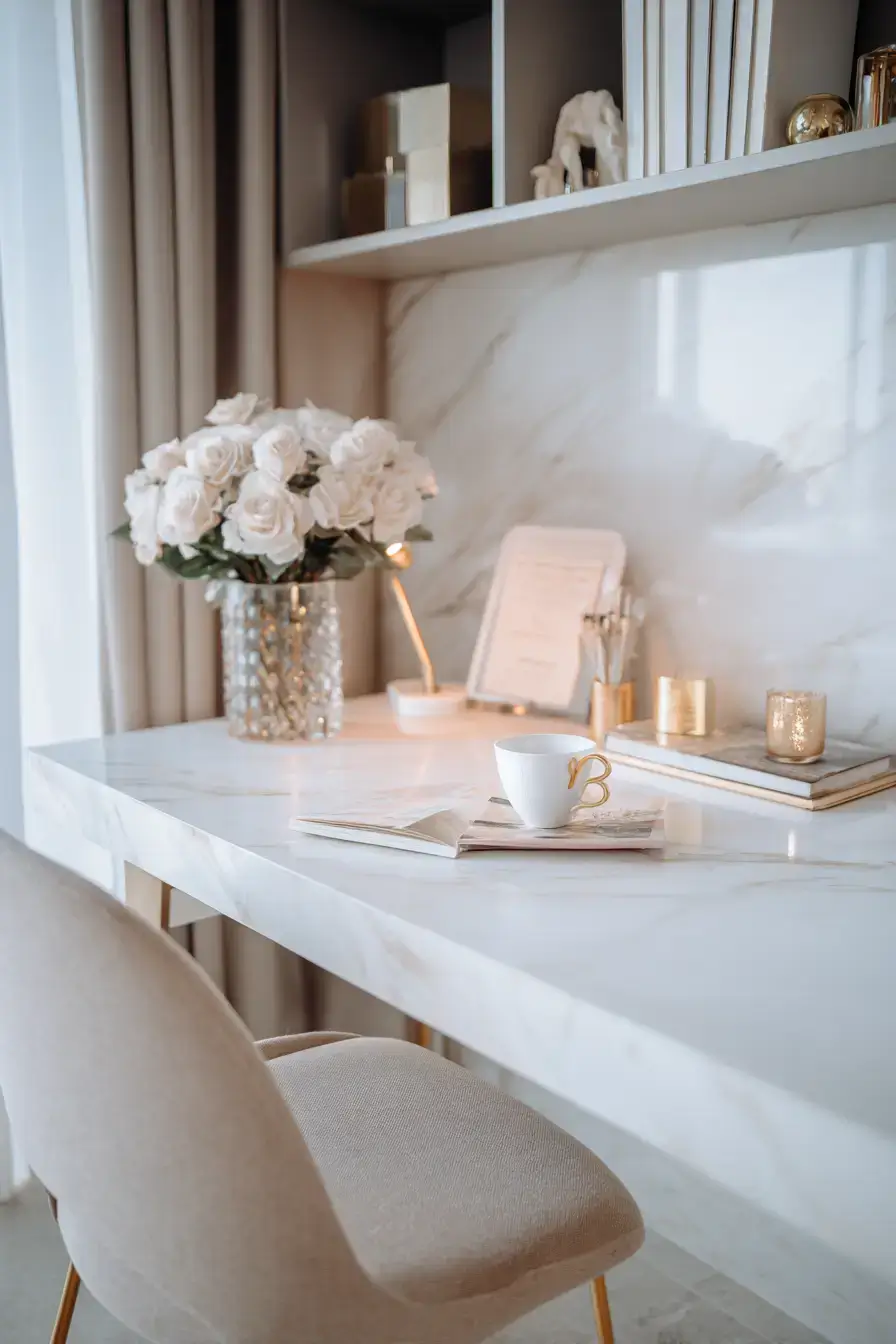 29 Study Desk Decor Ideas with a Cork Tile Grid 9